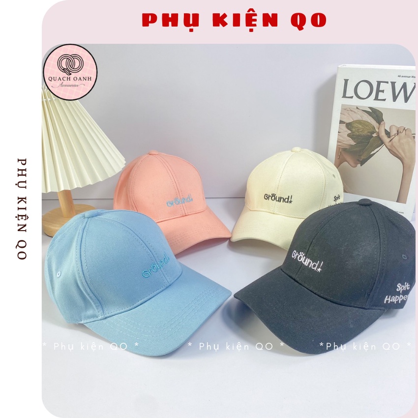 Mũ lưỡi trai thêu chữ GROULD họa tiết cá tính CAP10