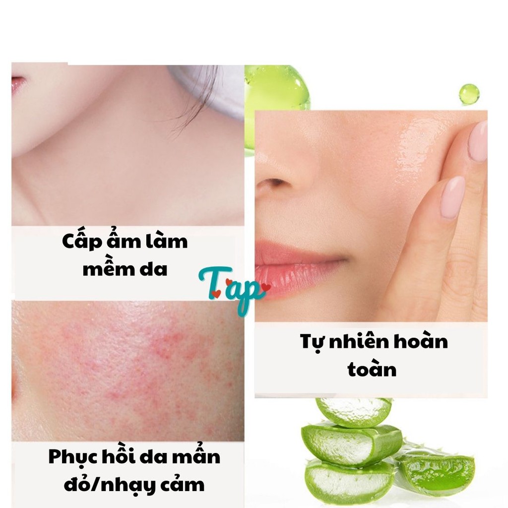 Gel Nha Đam Dưỡng Ẩm Đa Năng &amp; Làm Mềm Da Từ Nha Đam Tươi 92% 130gr