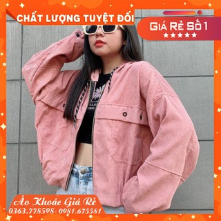 Áo khoác kaki nhung cánh dơi cao cấp