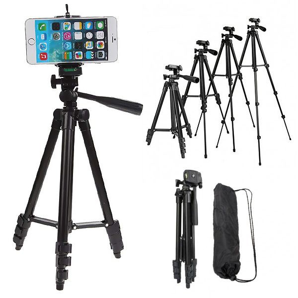 Gậy Chụp Ảnh 3 Chân Kiêm Tripod Gía Đỡ Điện Thoại,Gậy Chụp Hình Sefile,Gậy Tự Sướng Quay Phim,Livestream