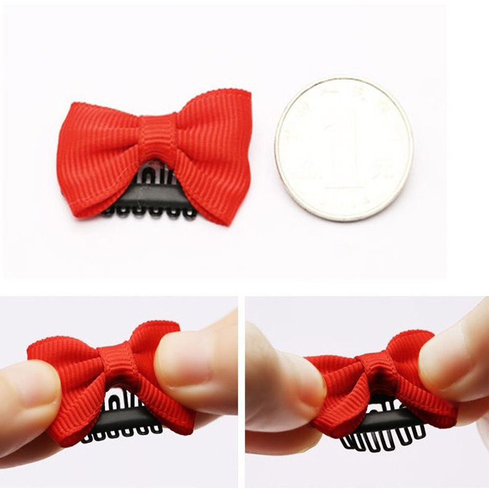 Set 5 / 10 Kẹp Tóc Mini Hình Nơ Dễ Thương Cho Bé Gái Sơ Sinh
