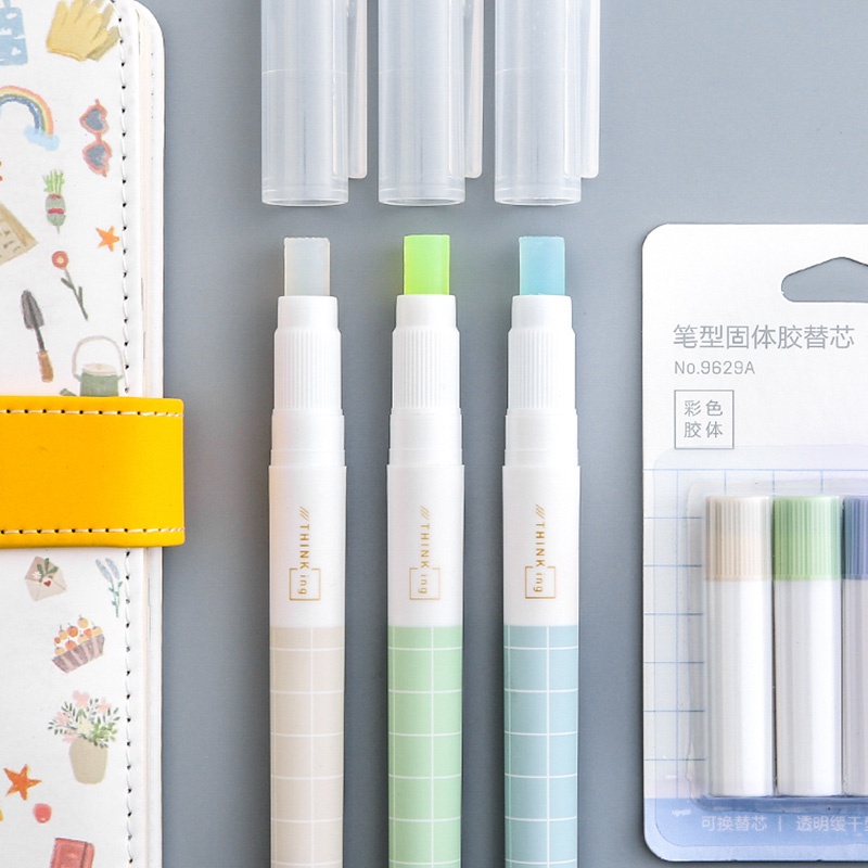 1 Cây Bút Keo Cứng Trong Suốt Siêu Dính Handmade Dành Cho Học Sinh Tiểu Học