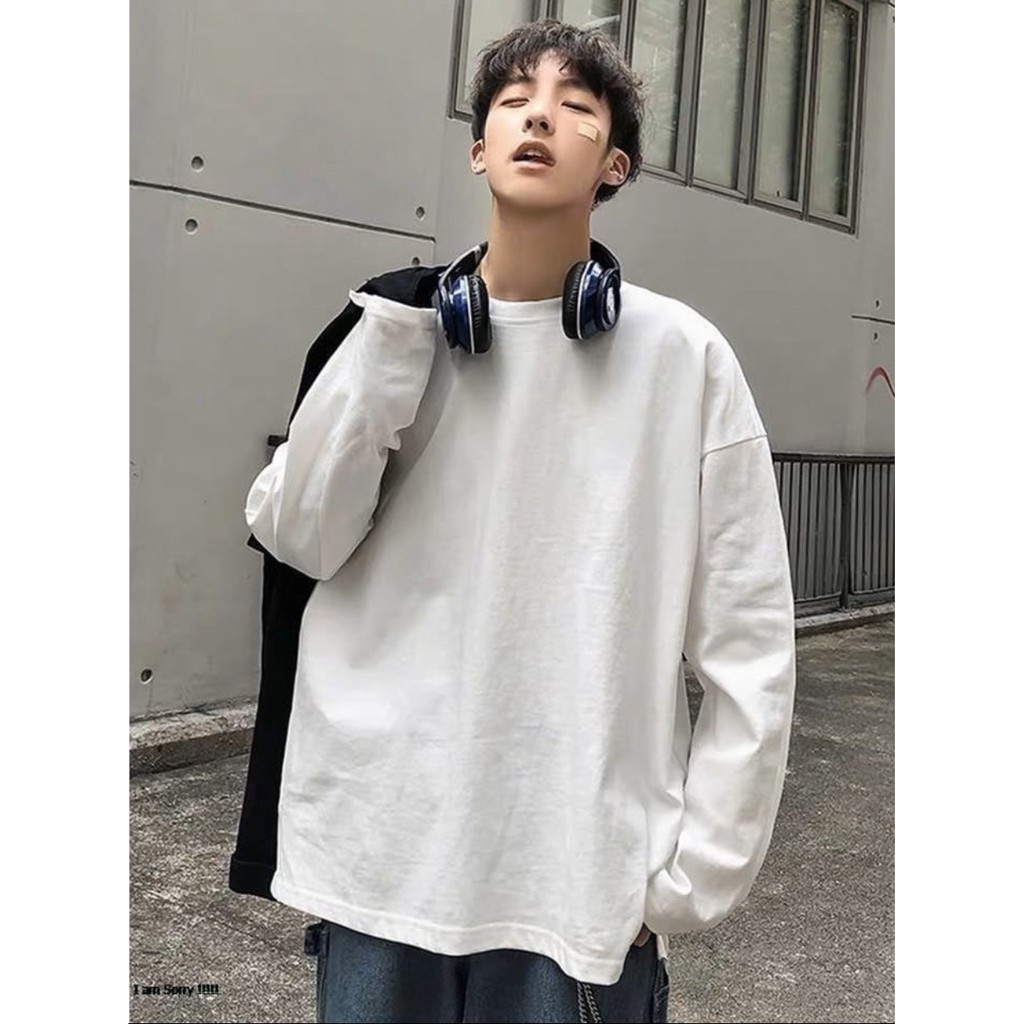 Áo Sweater nam 3 màu đen, xám, trắng (chất cotton) | BigBuy360 - bigbuy360.vn