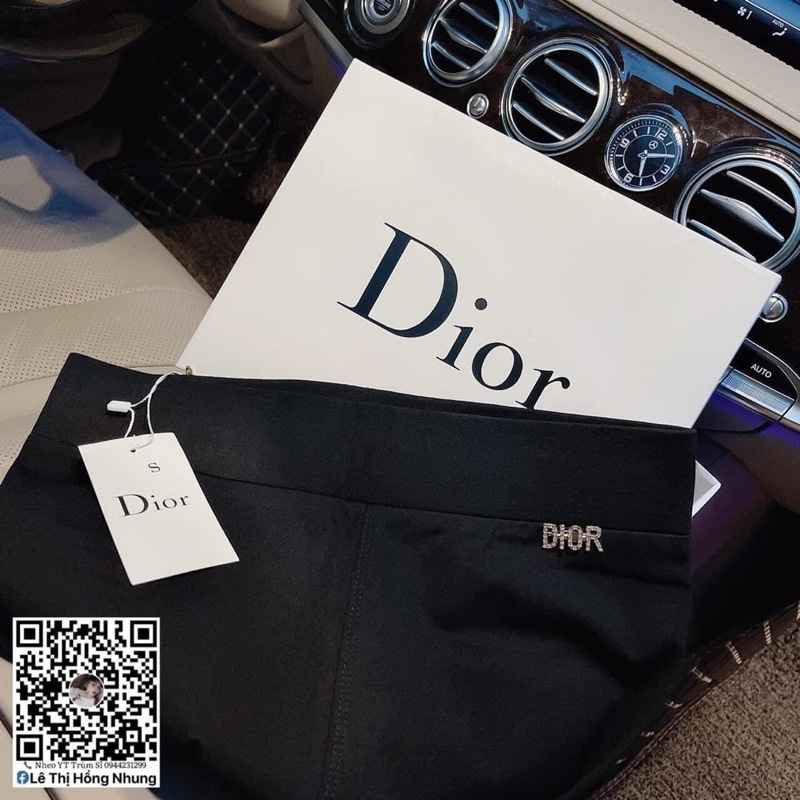 QUẦN LEGGING CẠP CAO NỮ DIOR GẮN ĐÁ CHẤT COTTON LOẠI 1 CAO CẤP CO GIÃN KHÔNG BỤC CHỈ FULL HỘP