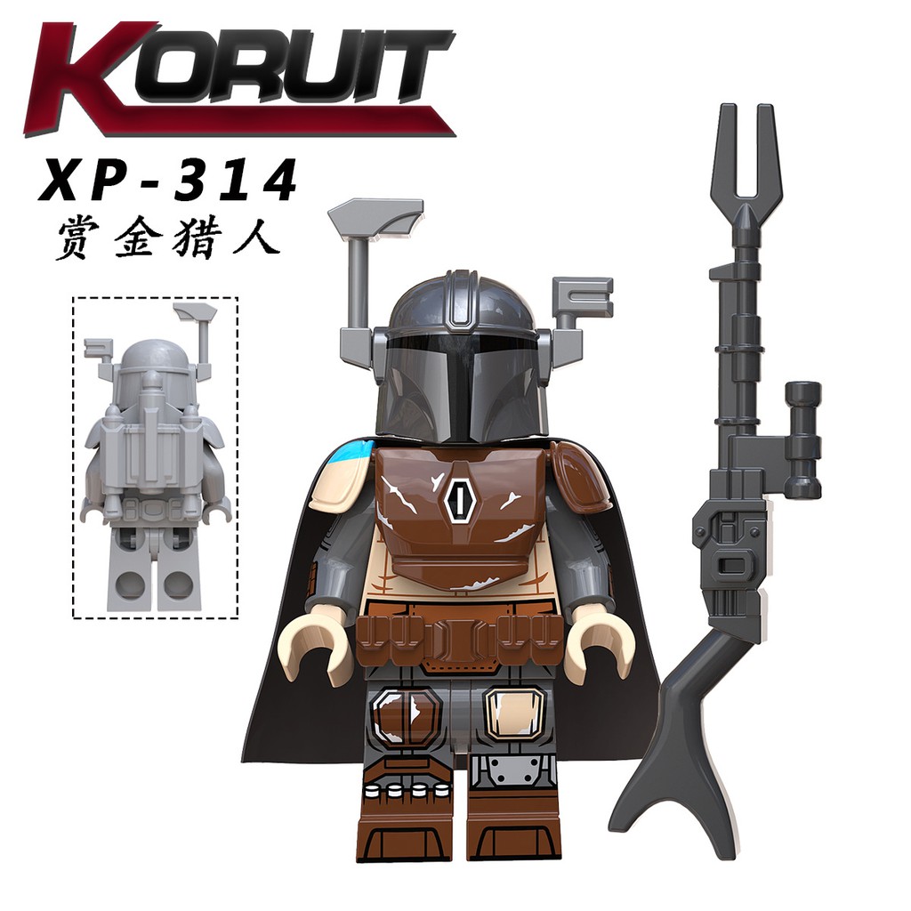 Minifigures Các Mẫu Nhân Vật Mandalorian Trong Star War Phần Mới Ra Trang Bị Áo Giáp Đầy Đủ KT1041