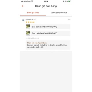 Cù là CAO SAO VÀNG OPC