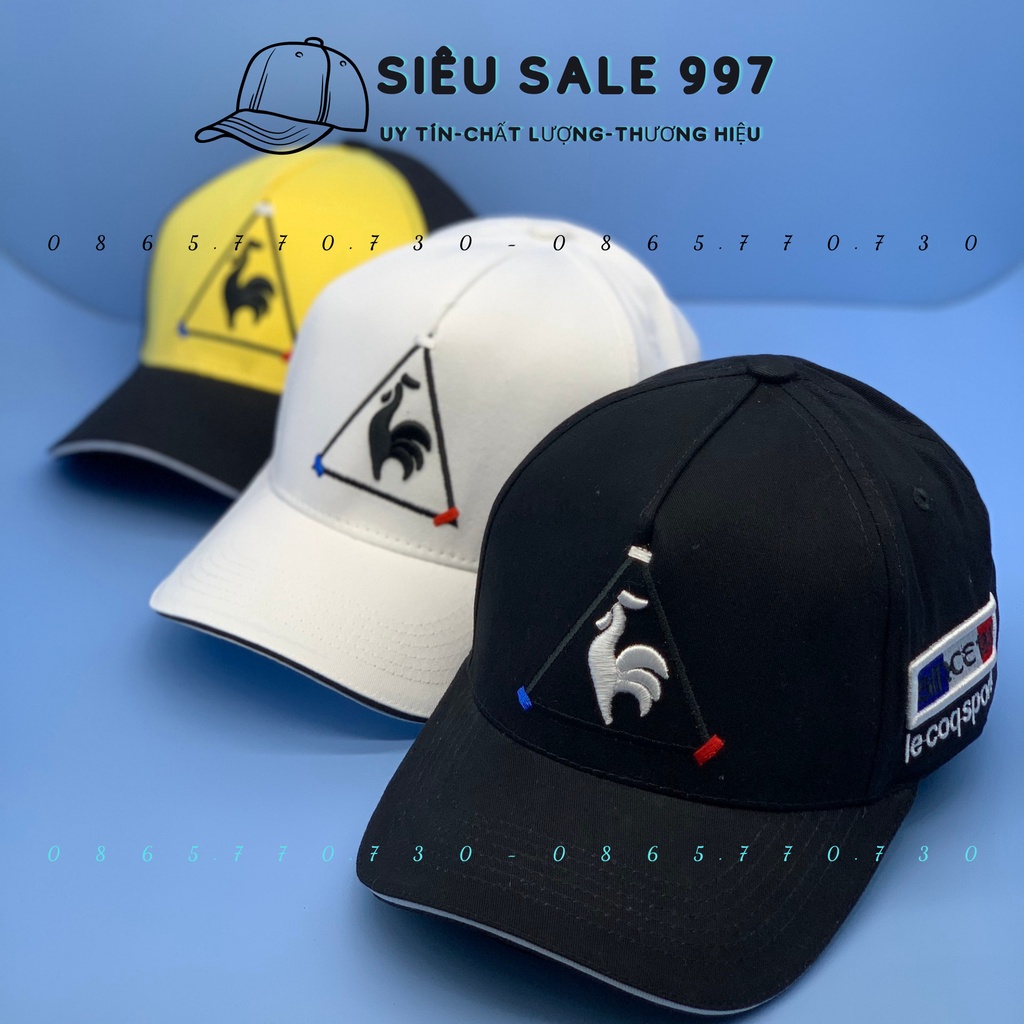 MŨ LƯỠI TRAI THÊU GÀ PHÁP KAKI 3 MÀU VẢI DÀY HÀNG FULL TEM MÁC CAO CẤP XỊN