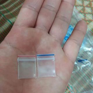100 cái túi zip nhỏ nhất 1.5x2