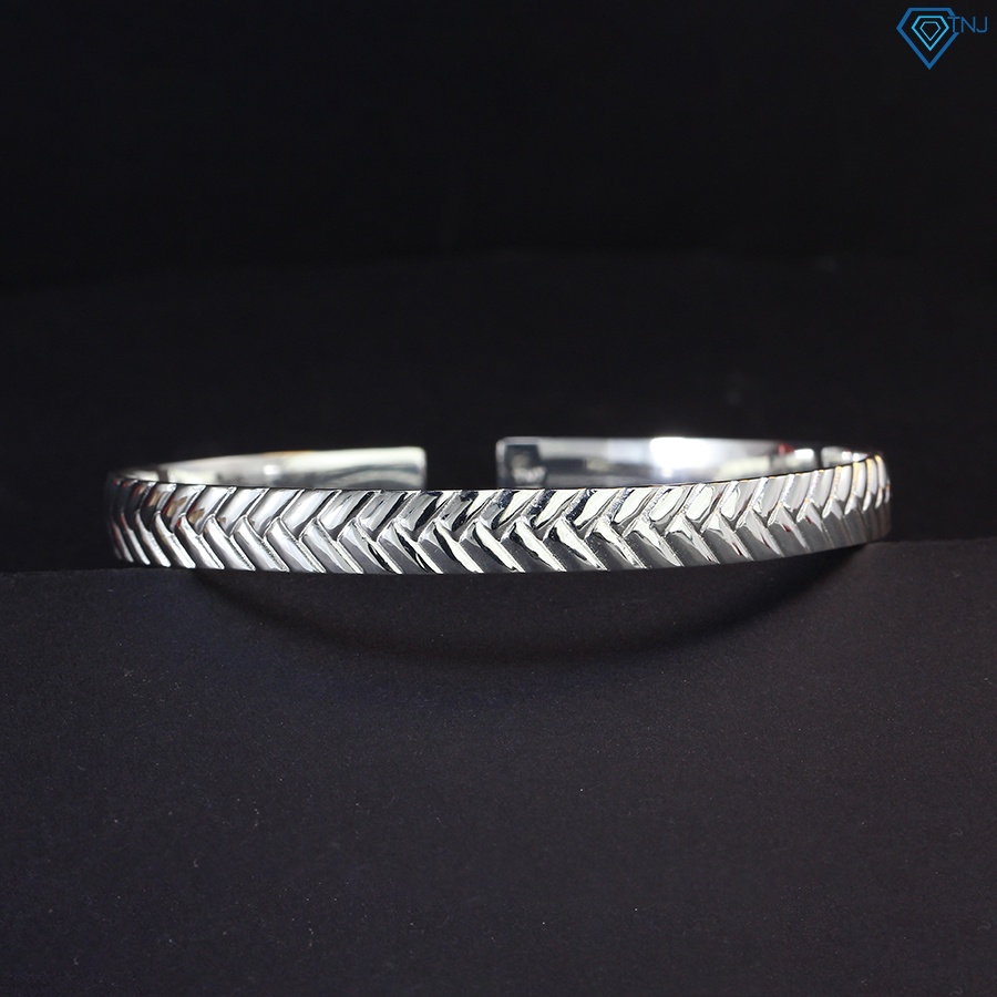 Lắc tay nam bạc thật dạng kiềng cá tính LTA0050 - Trang sức TNJ