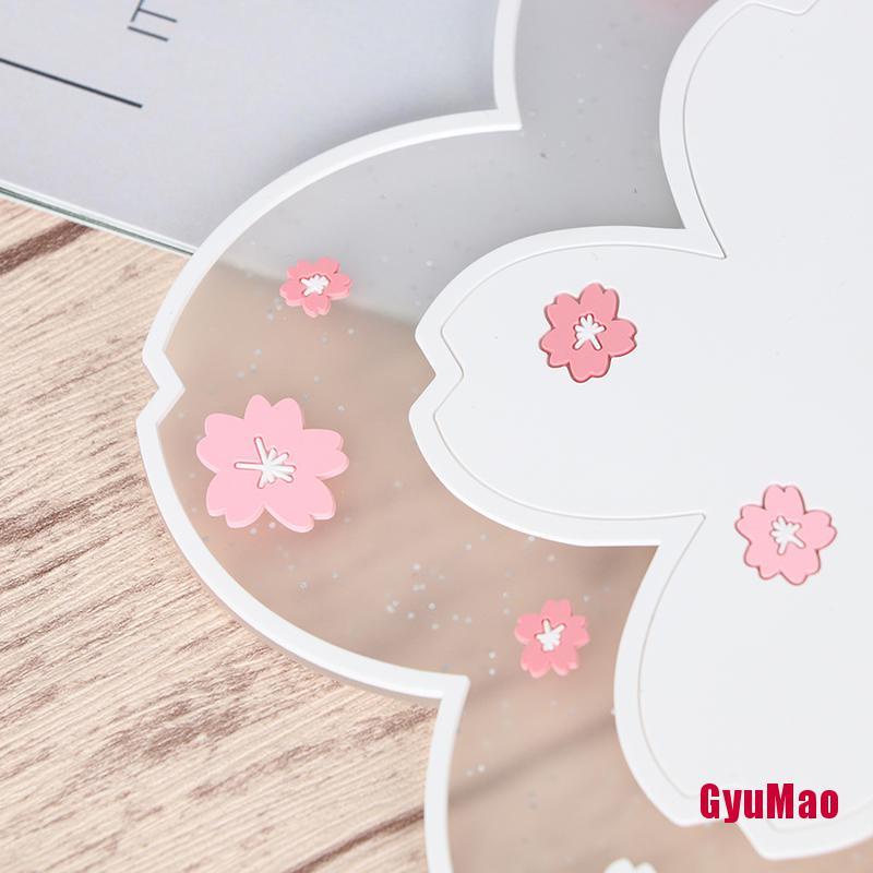 Miếng Lót Ly Cách Nhiệt Chống Trượt Hình Hoa Anh Đào