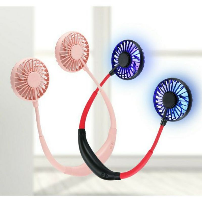 Quạt Đeo Cổ Mini Thông Minh /Quạt đeo cổ thể thao cầm tay mini Nhỏ Gọn Tiện lợi Siêu mát