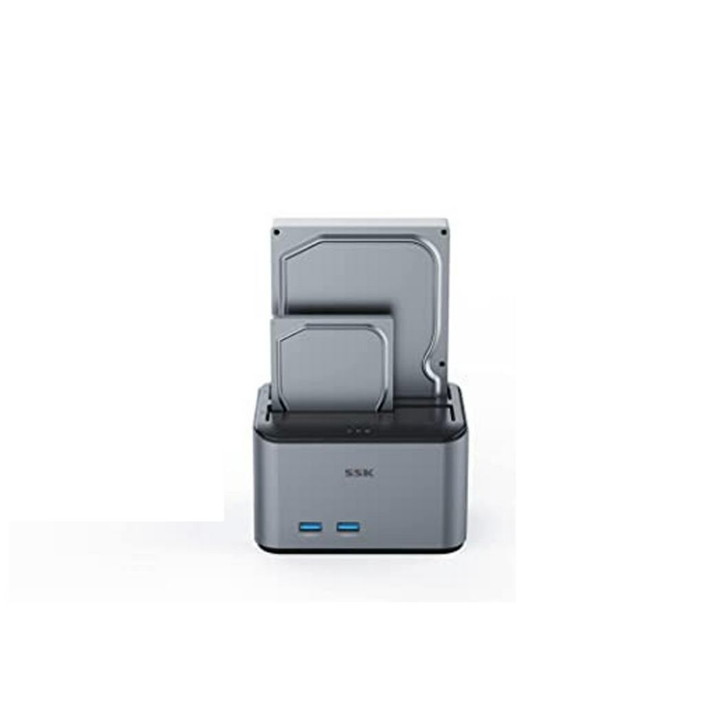 BOX ĐỰNG Ổ CỨNG USB 3.0 RA CỔNG SATA III 2.5/3.5 DK108 SSK