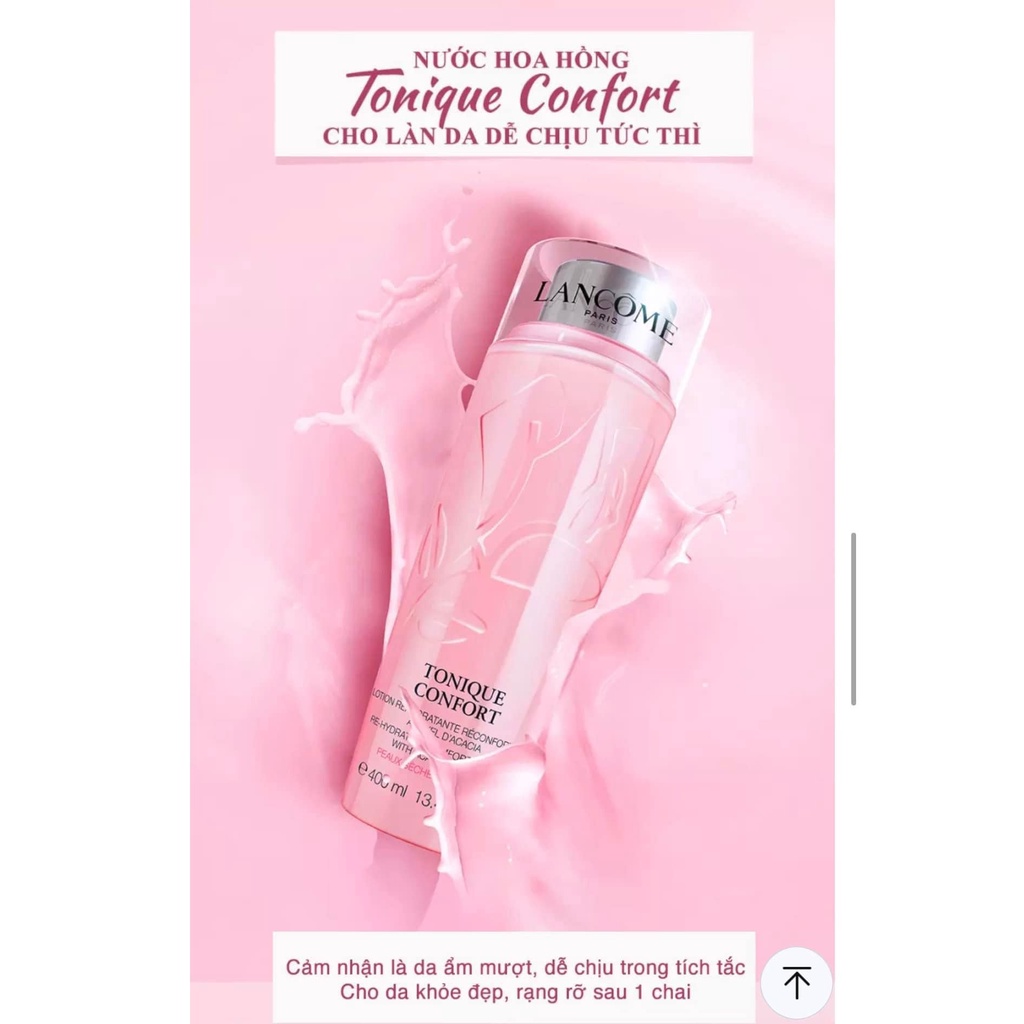 NƯỚC HOA HỒNG LANCOME TONIQUE CONFORT TONER 400ML