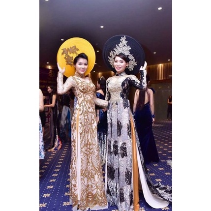 Vải ren kim sa màu xanh đen 905