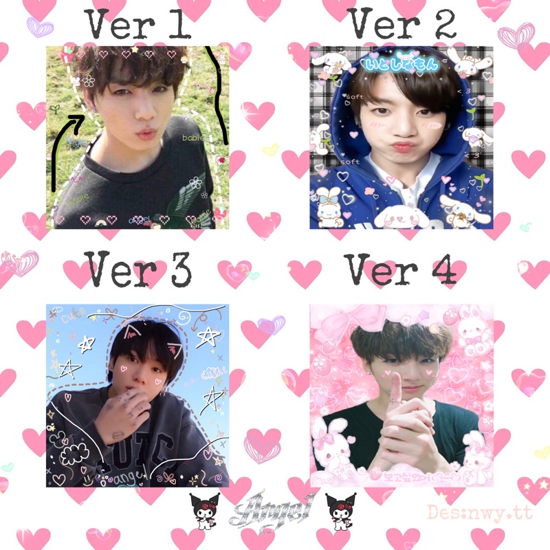 Sticker niêm phong BTS JungKook