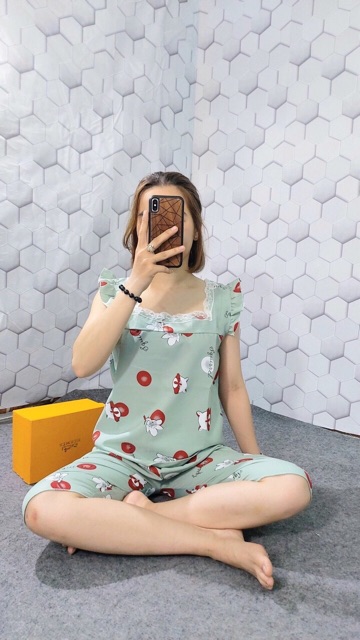 [ FASHIONRUN19 ] [ FASHIONHOT19 ] Bộ đồ lửng mặc nhà size lớn quần có túi