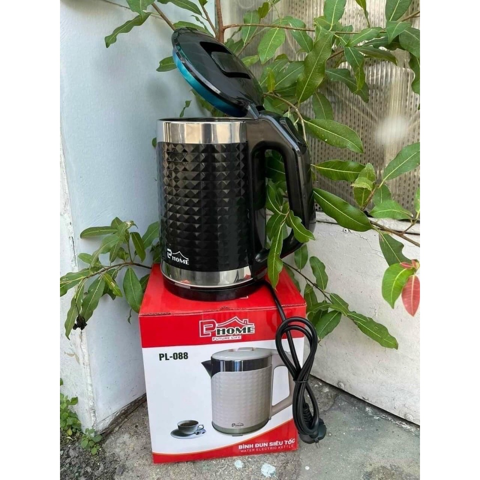 ẤM SIÊU TỐC 2,5L PL HOME Ấm tự ngắt, có bộ lọc chống cạn nước