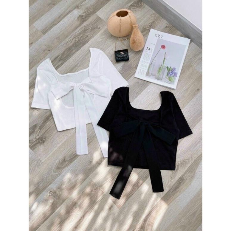ÁO CROPTOP CỘT HỞ LƯNG GỢI CẢM A59 [Hàng Siêu Cấp] | BigBuy360 - bigbuy360.vn