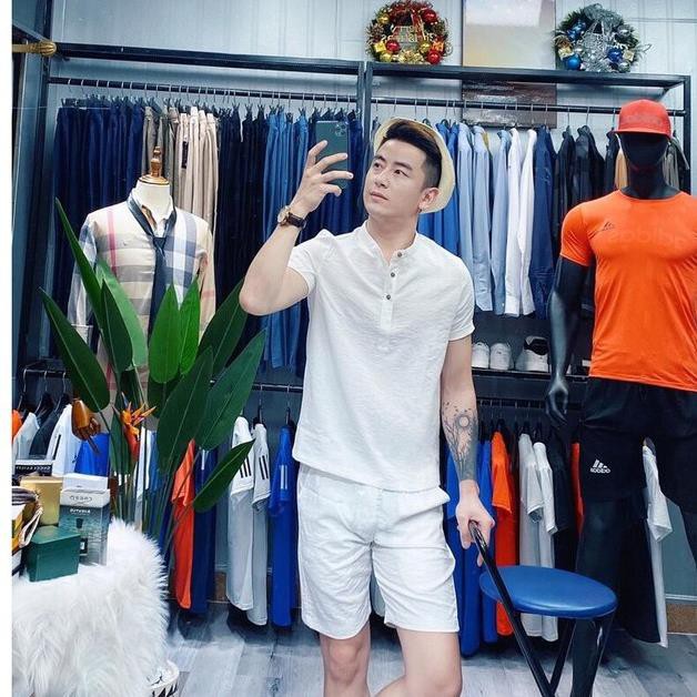 Bộ Đũi Nam - Bộ Đồ Cộc Tay Nam Set Đũi Cộc Tay Chất Mặc Hè Mát Nhẹ Như Không - BN50 - HIEN FASHION BOUTIQUE - MEN  ྇