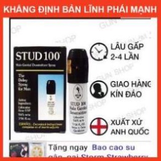 Chai xịt Lạnh Stud_100 stud100 kéo dài thời gian chống xuất sớm 123 SHOP