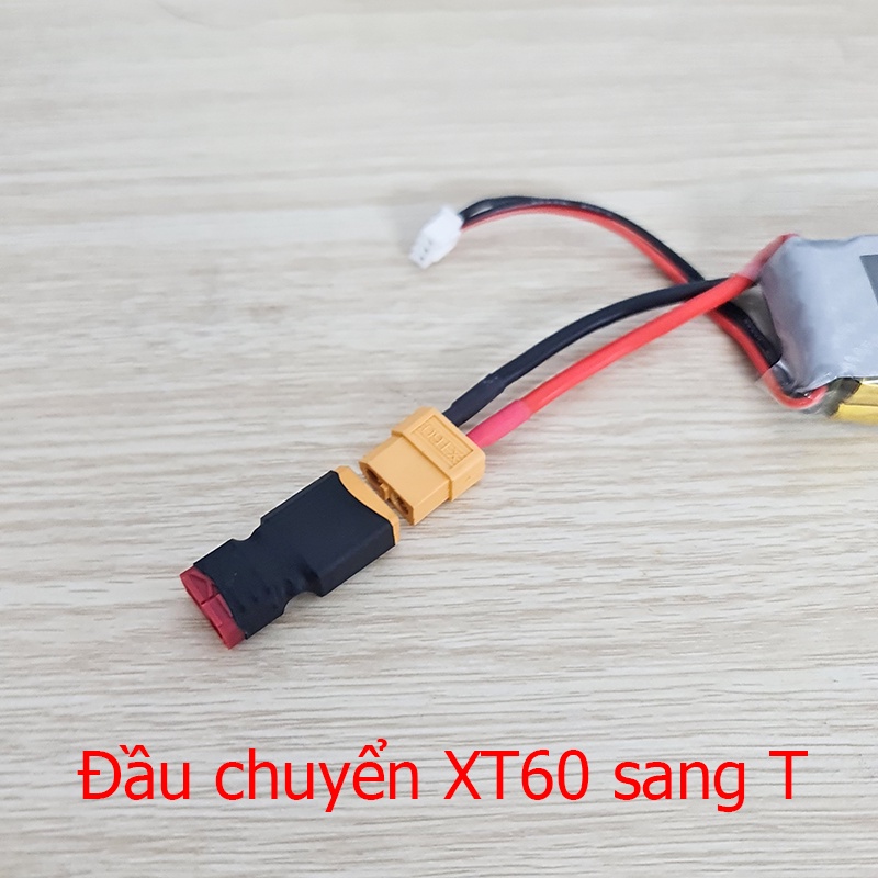 Đầu chuyển, đầu nối, đầu chia nguồn jack T, jack XT60, jack XT90 cho pin lipo tàu, xe, máy bay điều khiển từ xa