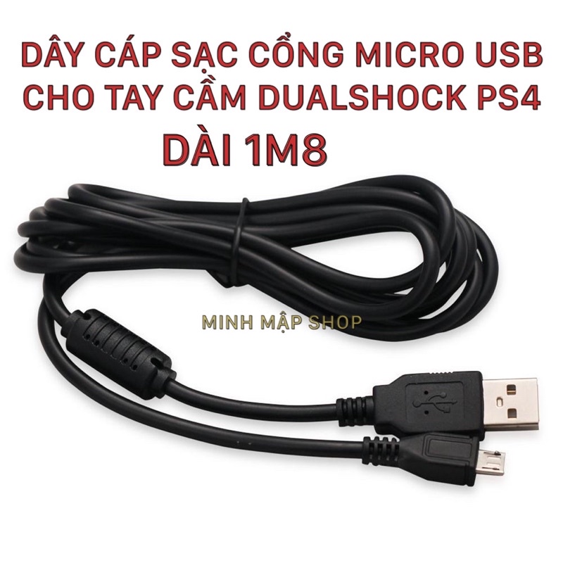 Dây cáp sạc dành cho tay cầm Dualshock PS4