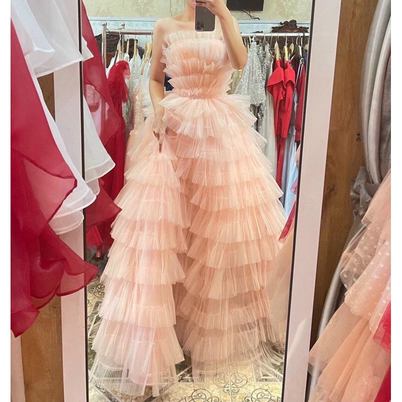 ẢNH VÀ VIDEO THẬT 1000% - ĐẦM CÚP TẦNG CỰC XINH