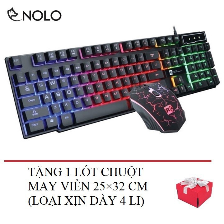 Combo Phím Chuột R8 1910 Giả Cơ Tặng Lót Chuột Razer Xịn | WebRaoVat - webraovat.net.vn