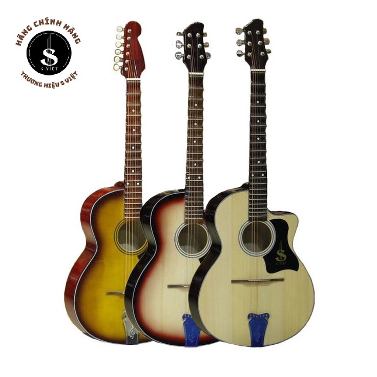 Đàn guitar tân cổ phím lõm chất lượng giá rẻ chính hãng S Việt mã C01