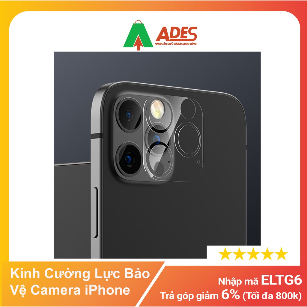 [SIÊU RẺ] Kính Cường Lực Bảo Vệ Camera iPhone 11/11 Promax/12/12 Promax Phủ Sapphire (HÀNG CHUẨN)