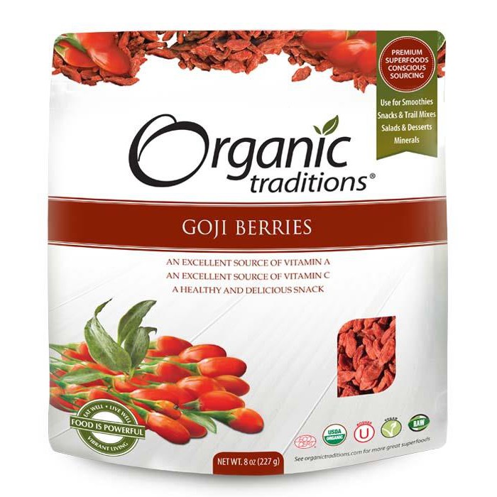 Kỷ tử hữu cơ Organic Traditions 227g