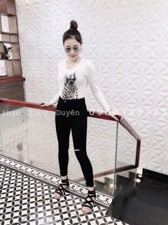 Quần jeans đen đủ 4 Mã