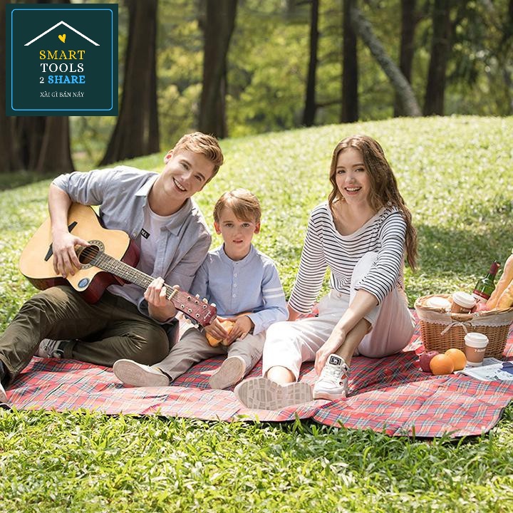 Thảm Dã Ngoại Picnic Cắm Trại Gấp Gọn, Chống Thấm Nước