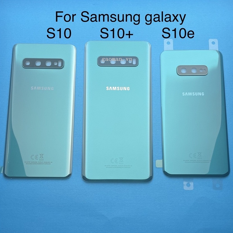 Nắp lưng điện thoại bằng kính cho samsung galaxy s10 s10e s10 plus s10+