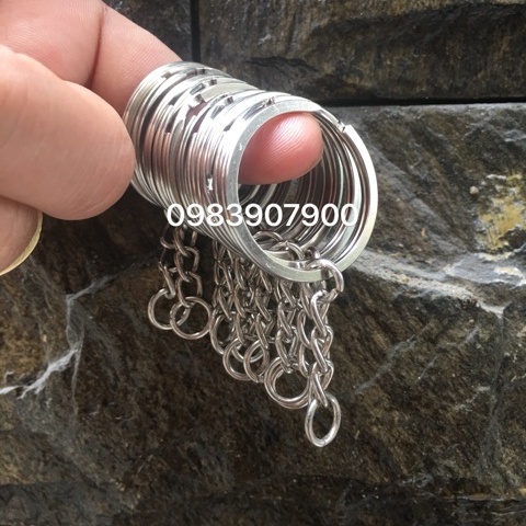 Khoen Dẹp Xích Móc Tròn Loại Tốt Size 3cm