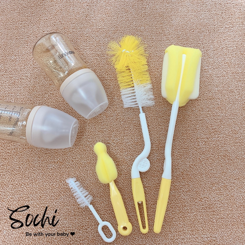 Cọ bình sữa 4 chi tiết tiện dụng