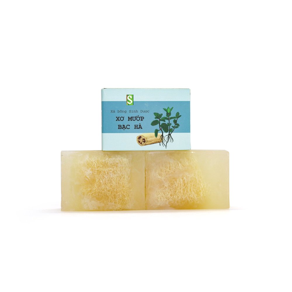 Xà bông Xơ mướp bạc hà Viethealthy 120g