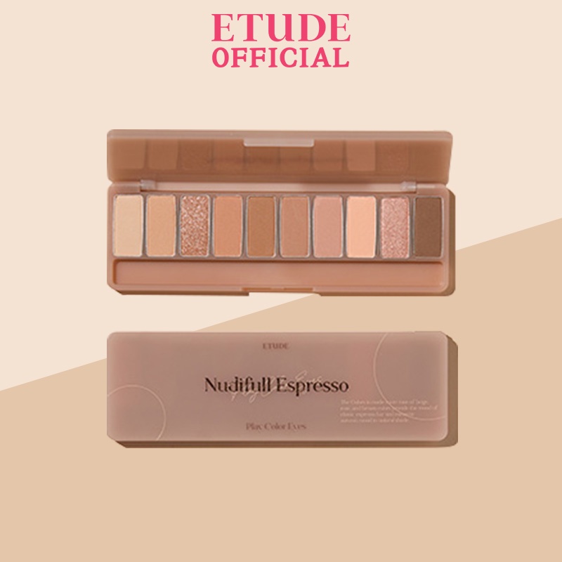 [MỚI10/2022] Bảng màu mắt tông nude ETUDE Play Color Eyes_ Nudifull Espresso