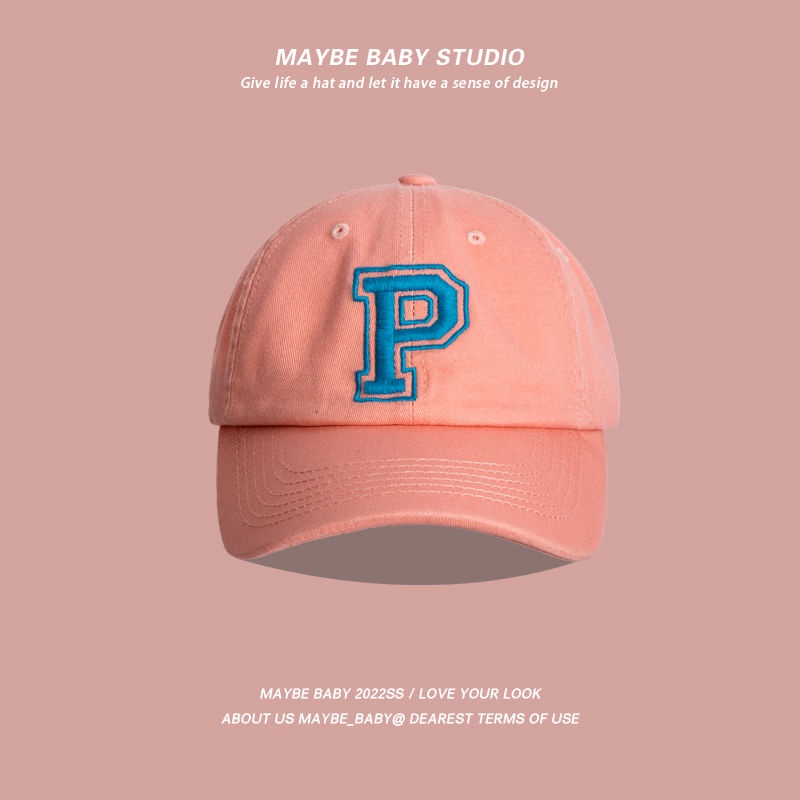 Mũ Lưỡi Trai Chống Nắng Màu Hồng Dễ Phối Đồ Thời Trang Phong Cách Hàn Quốc Cho Nữ