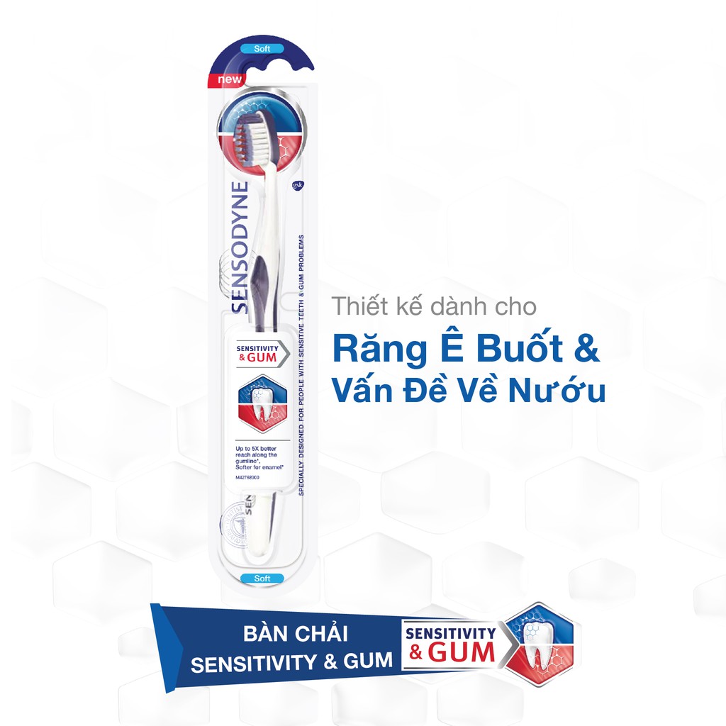 Bàn Chải Đánh Răng Sensodyne Sensitivity &amp; Gum Soft Lông Tơ Mềm Mại 1 Cây