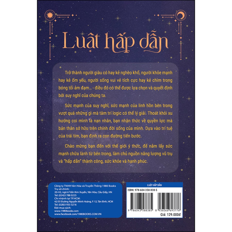 Sách - Luật Hấp Dẫn Quy Luật Về Sức Mạnh Của Linh Hồn Và Năng Lượng Chữa Lành Cơ Thể Từ Bên Trong