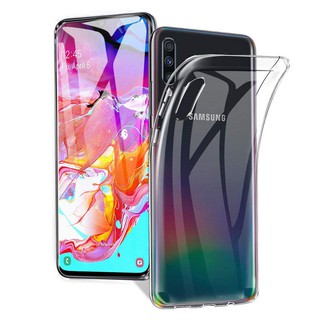 Ốp dẻo trong suốt cho Samsung Galaxy A70 (Hàng loại A)
