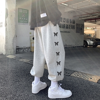 Quần Jogger Họa Tiết Bướm Thời Trang Unisex