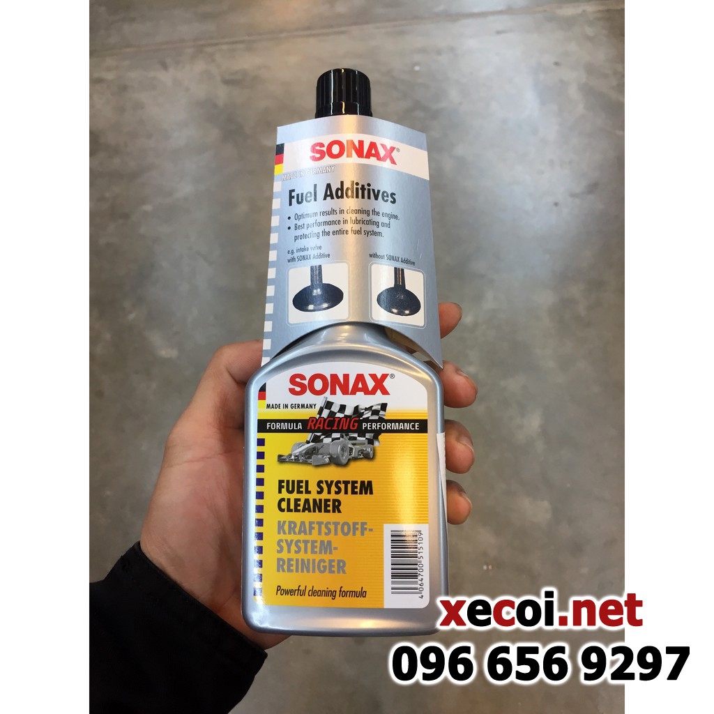 (giá tốt) Làm sạch và bảo vệ hệ thống xăng Sonax Fuel System Cleaner 250ml