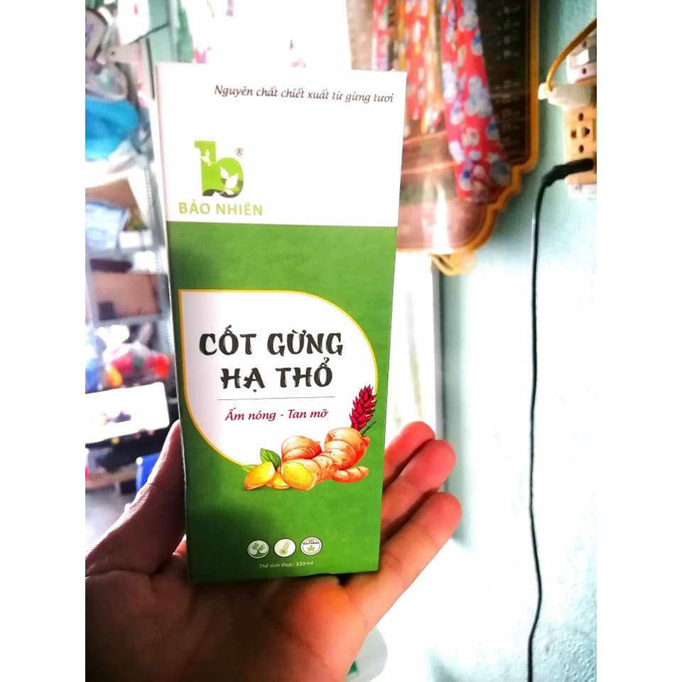 Cốt gừng hạ thổ Bảo Nhiên chai 330ml