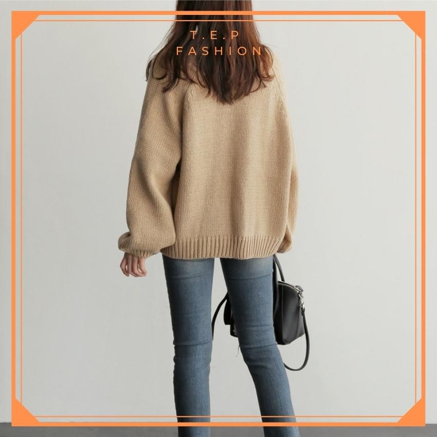 Áo Khoác Len Cadigan Trơn Chất Dày Dặn Thu Đông Tep Fashion - CDG004