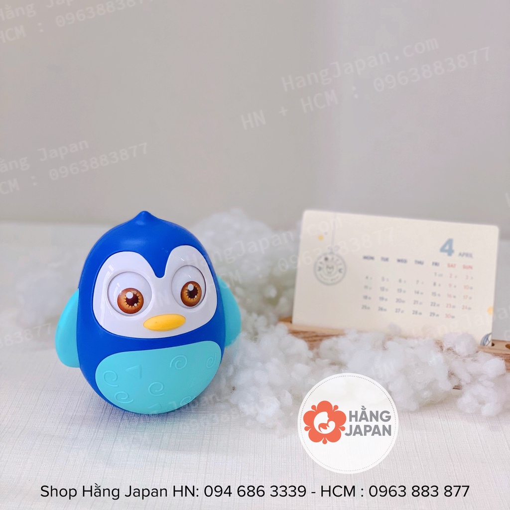 Đồ chơi lật đật hình Cú mèo có nhạc Toyshouse - decor dễ thương 0720-TH-HE022