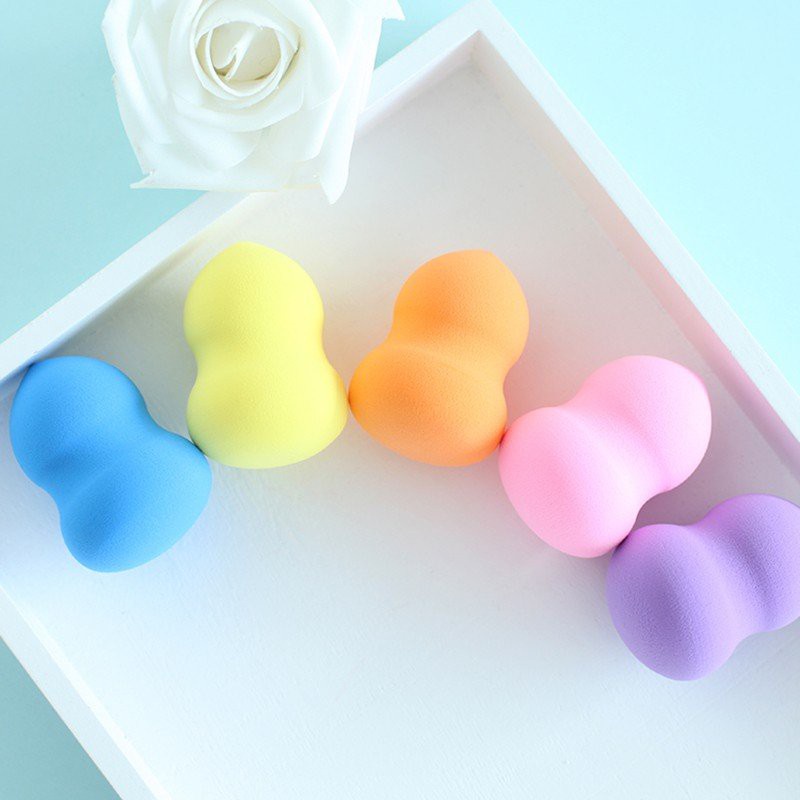 Bông mút trang điểm tán kem nền phấn phủ hình hồ lô , Hình Giọt Nước