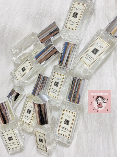 Tổng hợp nước hoa Jo Malone mini 9ml dạng vòi xịt