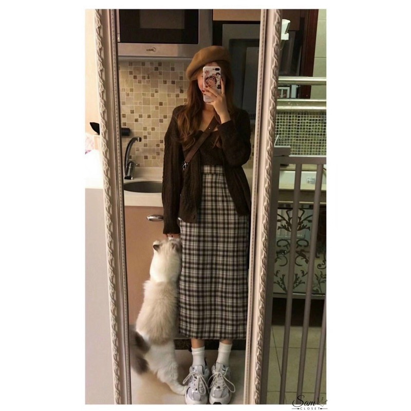 Chân váy dáng midi ✔️